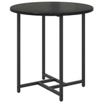 Sidebordssett 2 Pcs Svart Eik