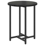 Sidebordssett 2 Pcs Svart Eik