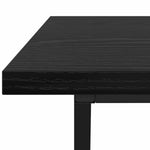 Kaffebord Svart Eik 100 X 50 X 40 Cm Ingeniørtre Og Metall
