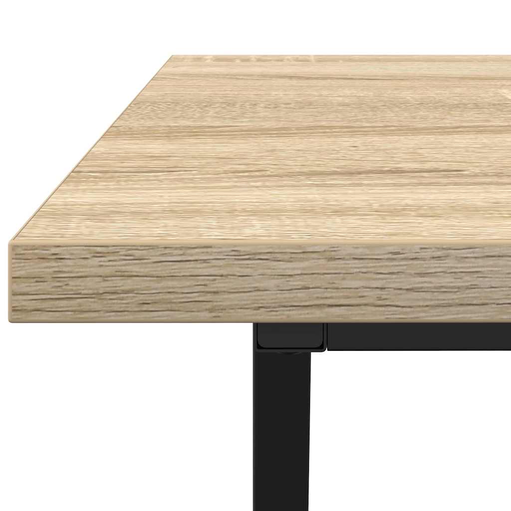 Kaffebord Sonoma Eik 100 X 50 X 40 Cm Ingeniørtre Og Metall