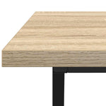 Kaffebord Sonoma Eik 100 X 50 X 40 Cm Ingeniørtre Og Metall