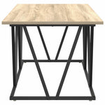 Kaffebord Sonoma Eik 100 X 50 X 40 Cm Ingeniørtre Og Metall