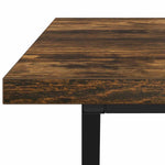 Kaffebord Røkt Eik 100 X 50 X 40 Cm Ingeniørtre Og Metall