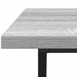 Kaffebord Grå 100 X 50 X 40 Cm Ingeniørtre Og Metall