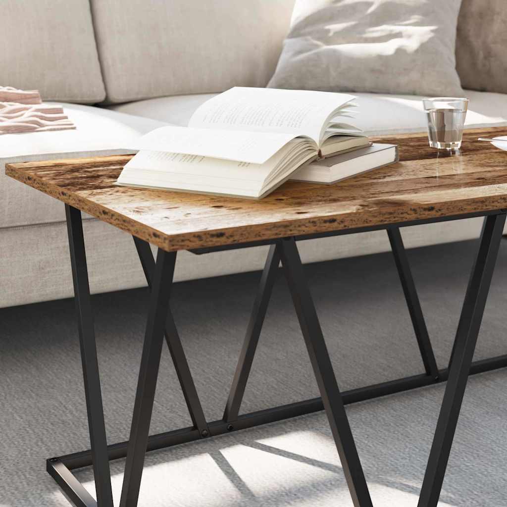 Kaffebord Gamle Tre 100 X 50 X 40 Cm Ingeniørtre Og Metall