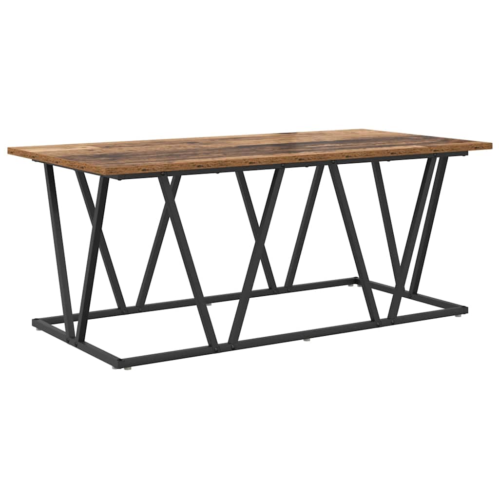 Kaffebord Gamle Tre 100 X 50 X 40 Cm Ingeniørtre Og Metall