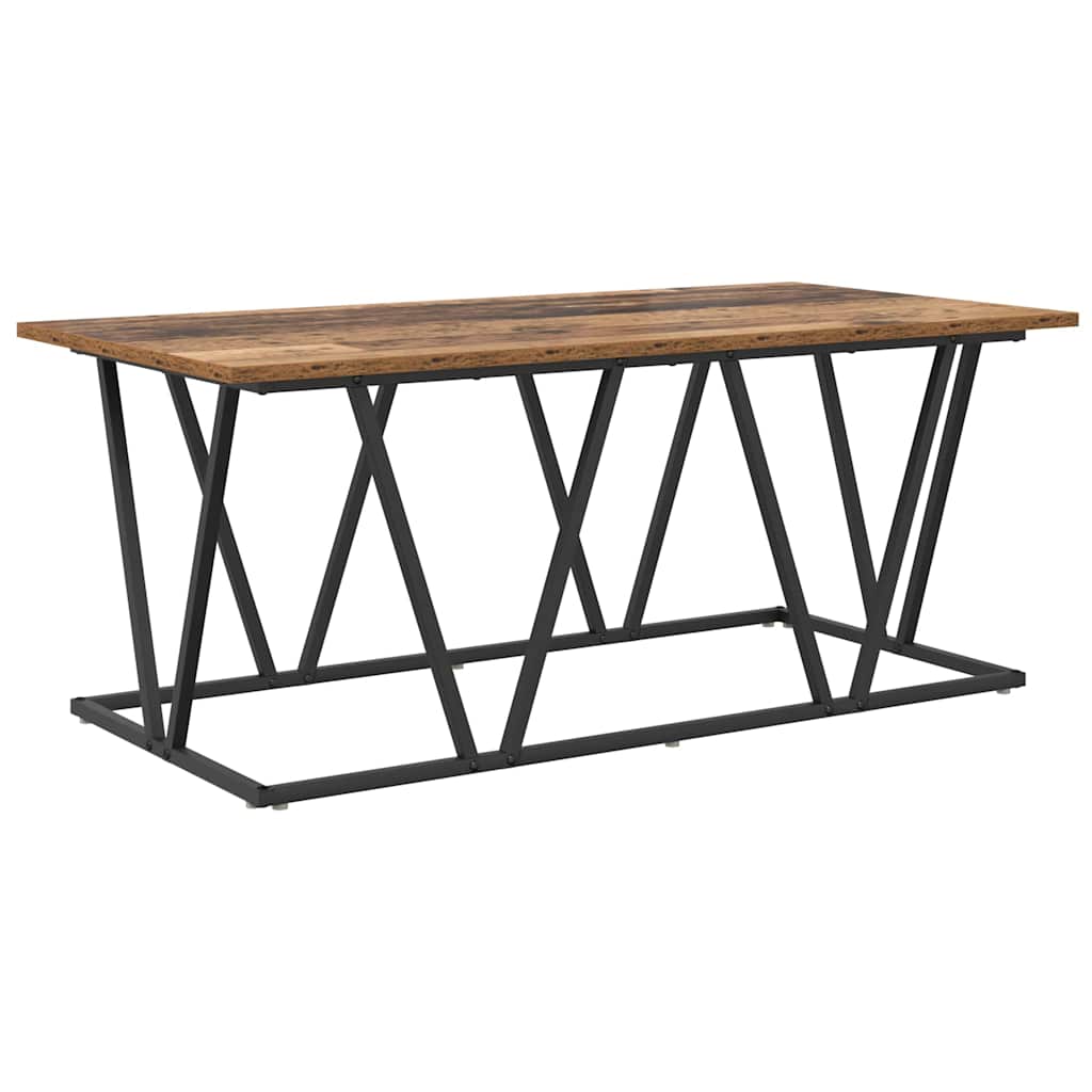 Kaffebord Gamle Tre 100 X 50 X 40 Cm Ingeniørtre Og Metall