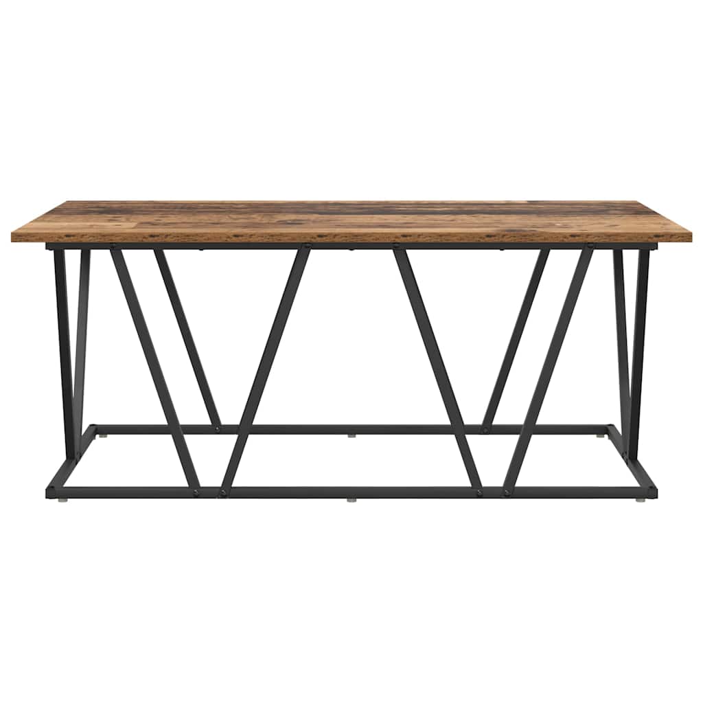 Kaffebord Gamle Tre 100 X 50 X 40 Cm Ingeniørtre Og Metall