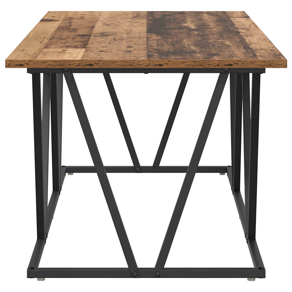 Kaffebord Gamle Tre 100 X 50 X 40 Cm Ingeniørtre Og Metall
