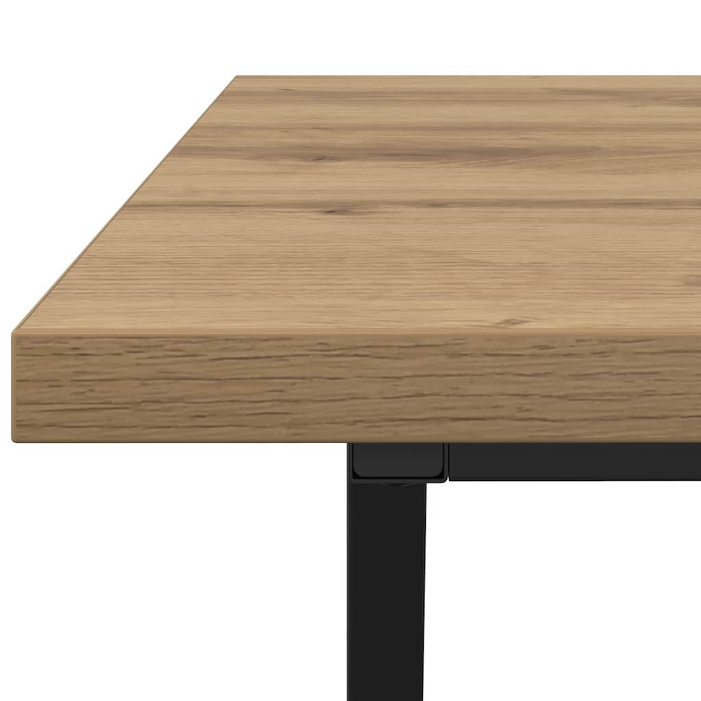 Kaffebord Artisan Eik 100 X 50 X 40 Cm Ingeniørtre Og Metall