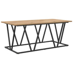 Kaffebord Artisan Eik 100 X 50 X 40 Cm Ingeniørtre Og Metall