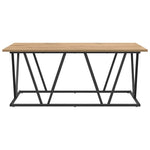 Kaffebord Artisan Eik 100 X 50 X 40 Cm Ingeniørtre Og Metall