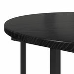 Sidebordssett Med Hylle 2 Pcs Svart Eik 50 X 50 X 50.5 Cm