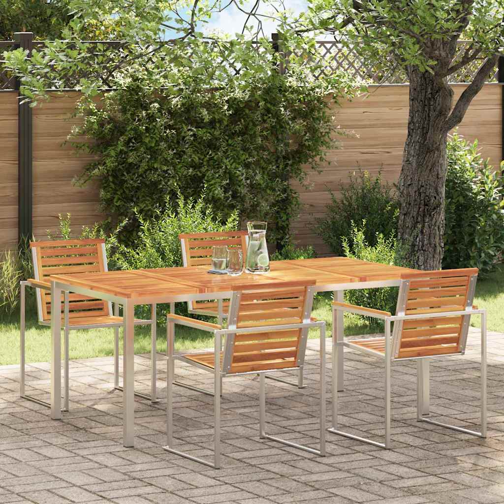 Spisebord Brun 180 X 90 X 75 Cm Solid Akasietre