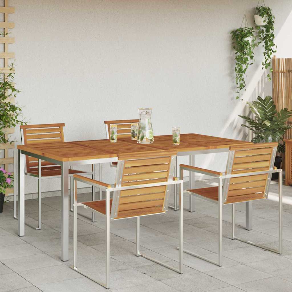 Spisebord Brun 180 X 90 X 75 Cm Solid Akasietre