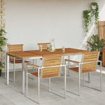 Spisebord Brun 180 X 90 X 75 Cm Solid Akasietre