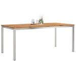 Spisebord Brun 180 X 90 X 75 Cm Solid Akasietre