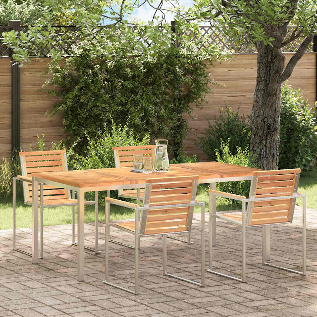 Spisebord Brun 180 X 90 X 75 Cm Massivt Teaktre