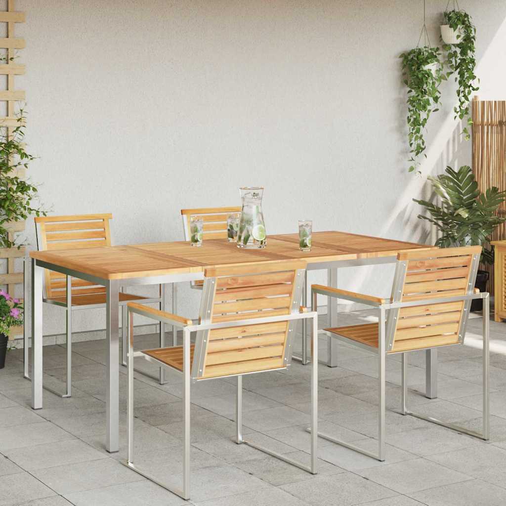 Spisebord Brun 180 X 90 X 75 Cm Massivt Teaktre
