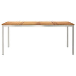 Spisebord Brun 180 X 90 X 75 Cm Massivt Teaktre