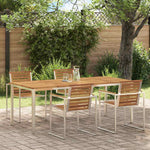Spisebord Brun 200 X 90 X 75 Cm Solid Akasietre