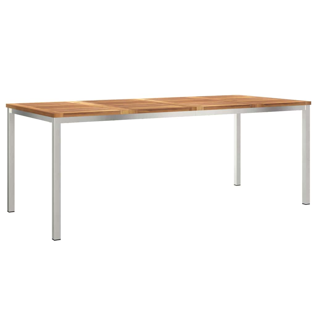 Spisebord Brun 200 X 90 X 75 Cm Massivt Teaktre