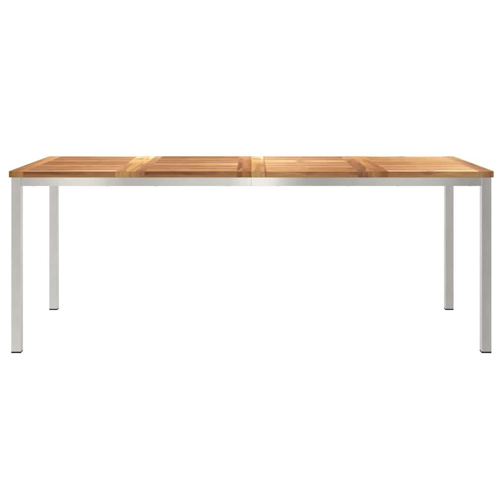 Spisebord Brun 200 X 90 X 75 Cm Massivt Teaktre