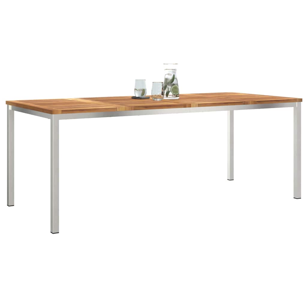 Spisebord Brun 200 X 90 X 75 Cm Massivt Teaktre