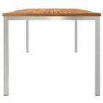 Spisebord Brun 200 X 90 X 75 Cm Massivt Teaktre