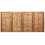 Spisebord Brun 200 X 90 X 75 Cm Massivt Teaktre