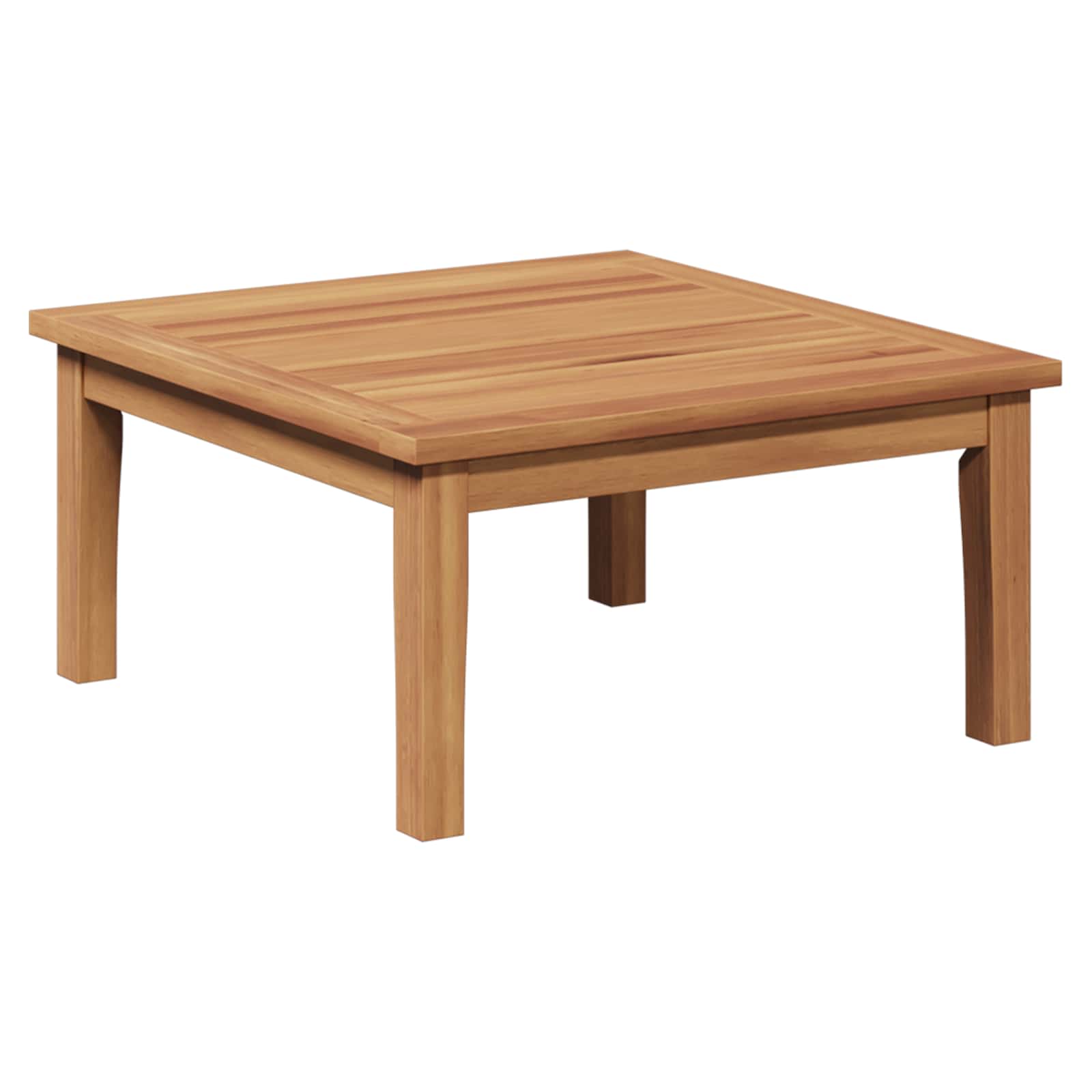 Hagebenk Og Bordsett 2 Pcs Krem Og Brun Massivt Teaktre