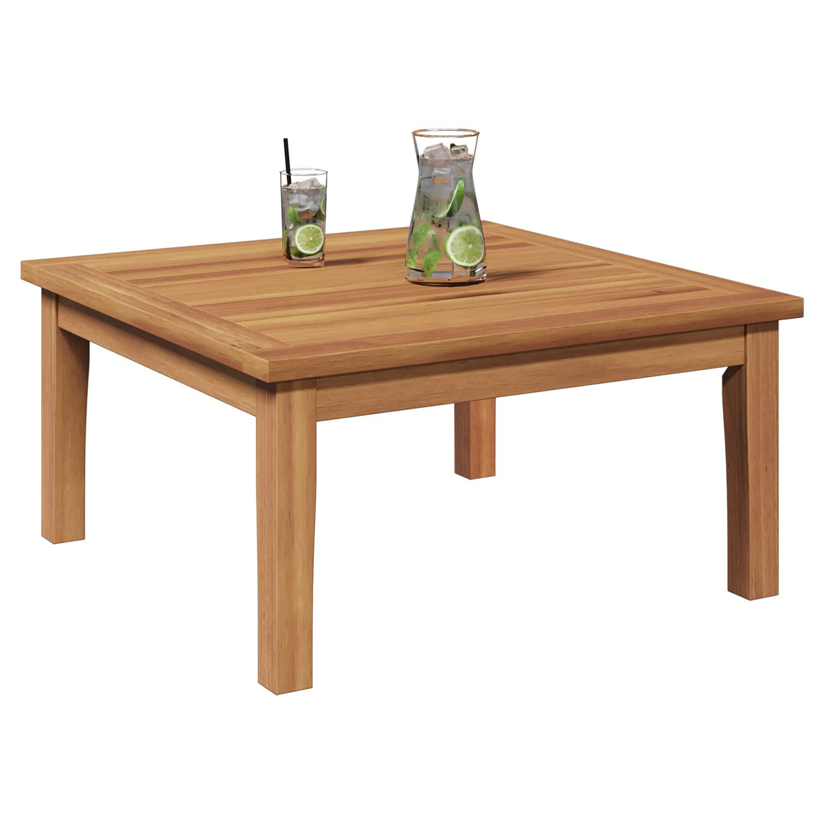 Hagebord Brun Massivt Teaktre