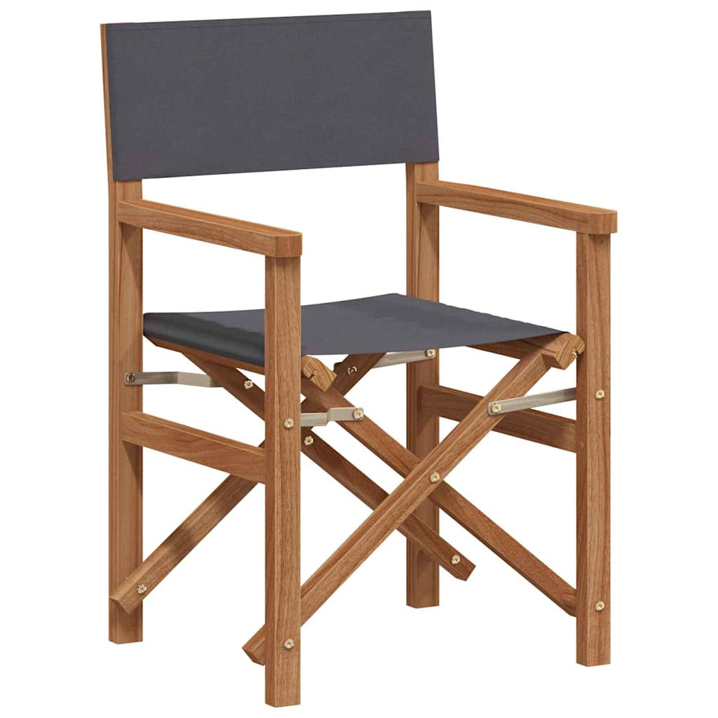 Spisestuestol Grå 56 X 54 X 87 Cm Massivt Teaktre