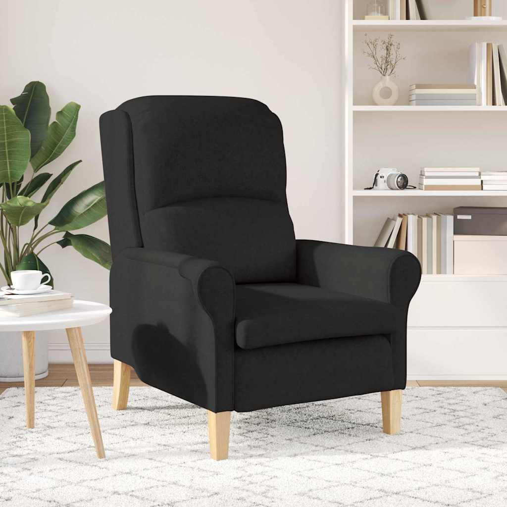 Lenestol Svart 76 X 94 X 102 Cm Stoff