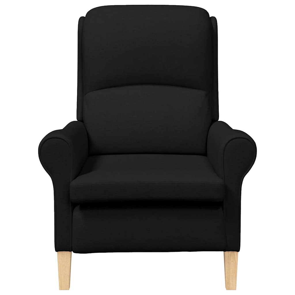 Lenestol Svart 76 X 94 X 102 Cm Stoff