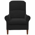 Lenestol Svart 76 X 94 X 102 Cm Fløyel