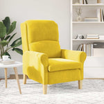 Lenestol Gul 76 X 94 X 102 Cm Fløyel