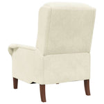 Lenestol Krem 76 X 94 X 102 Cm Fløyel
