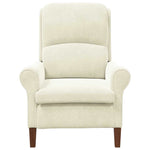 Lenestol Krem 76 X 94 X 102 Cm Fløyel