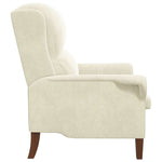 Lenestol Krem 76 X 94 X 102 Cm Fløyel