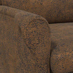 Lenestol Brun 76 X 94 X 102 Cm Kunstlær