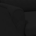 Lenestol Svart 76 X 94 X 102 Cm Mikrofiber