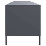 Tv-Benk Antrasitt 202X39X43,5 Cm Kaldvalset Stål