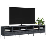 Tv-Benk Antrasitt 202X39X43,5 Cm Kaldvalset Stål