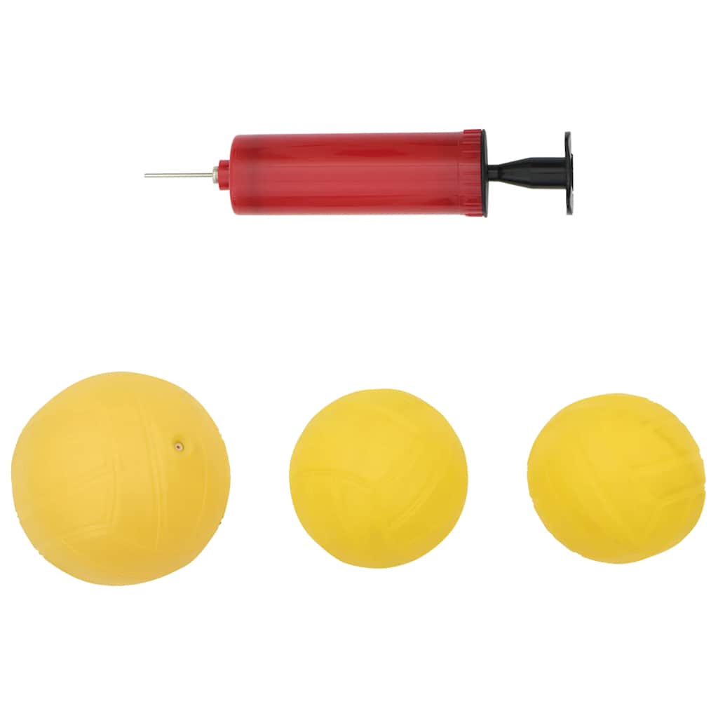Roundnettsett Med 3 Baller Og Ekstra Pumpe Ø90X20 Cm