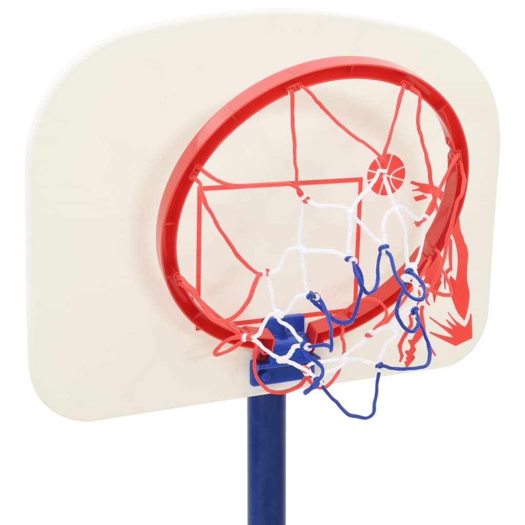 Basketballstativ Med Ball Og Pumpe Justerbar Høyde 90/121 Cm