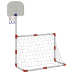 Sett Med Fotball Og Basketball Med Baller For Barn 98X50X70 Cm