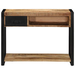 Konsollbord 100X35X75 Cm Grovt Heltre Mangotre