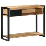 Konsollbord 100X35X75 Cm Grovt Heltre Mangotre