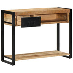 Konsollbord 100X35X75 Cm Grovt Heltre Mangotre